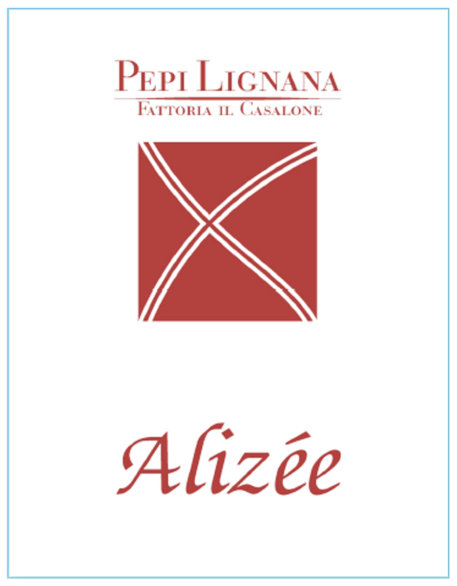 Alizee Pepi Lignana Wine Etichetta